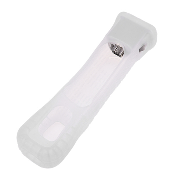 MotionPlus Sensor Adapter Silikonfodral för Nintendo Wii Fjärrkontroll Vit