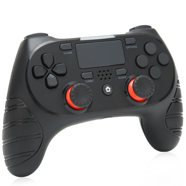 Bluetooth Trådløs Gamepad ABS Controller Joystick PC Genopladelig til PS4 Konsol Sort