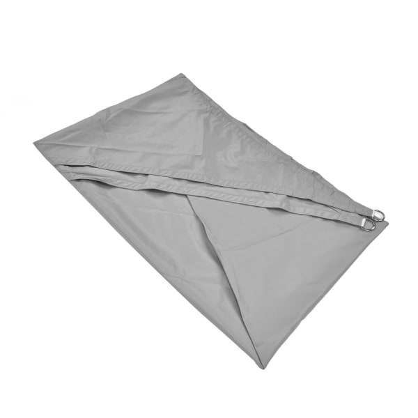 Skyggeseil UV-beskyttelse 3x3x3 meter Utendørs Trilateral Form Polyester Skyggeseil for Hage Svømmebasseng