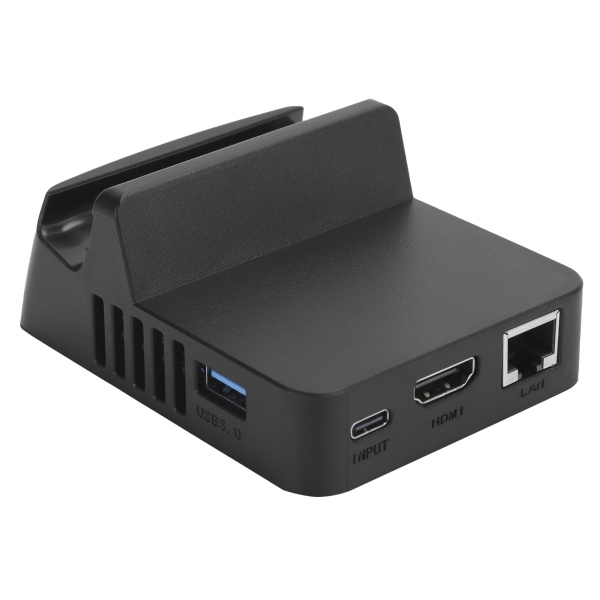 Mini USB3.0 LAN TypeC HDMI Video Switching MultiFunction Opladningsdock til Switch-W
