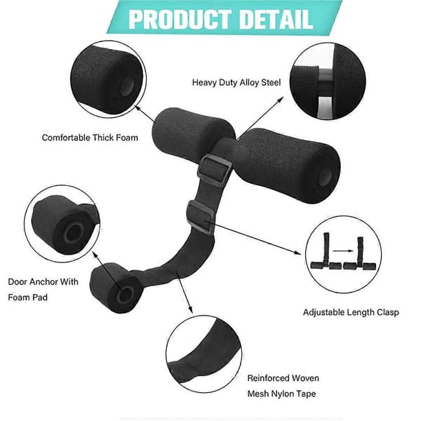 Hamstring Curl Strap Nordic Home Training Equipment Hamstring Curls Spanish Squats Abdominal Training Nordic Curl Sit Up Machine