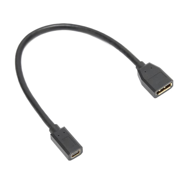 Mini DP til DP hunadapter 8K DisplayPort forlængerkabel
