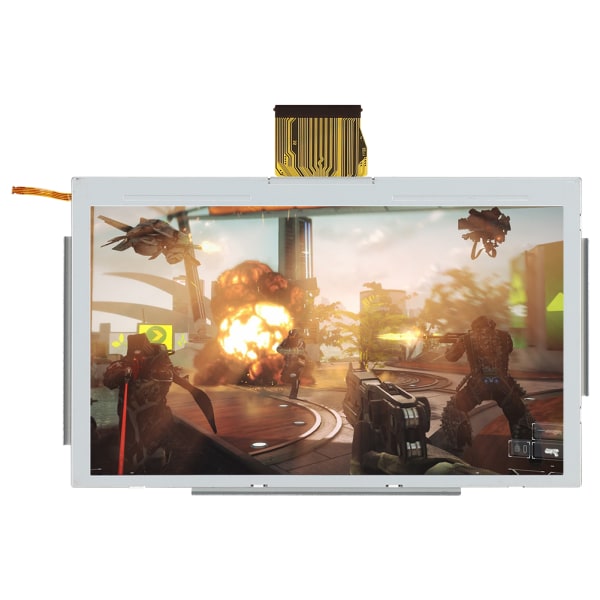 Spillemaskintilbehør Høykvalitetsskjerm for Wiiu-spillkonsoll LCD-glassskjerm