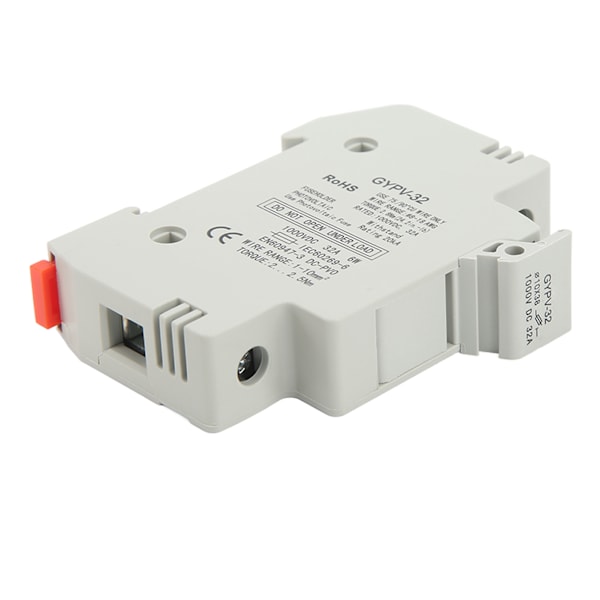 Mini Sikringsholder 1P 32A Flammehæmmende PC-base til 1000VDC Solenergiproduktionssystemer