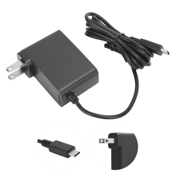 100‑240V Værtsoplader Opladerledning 5V Strøm AC Adapter Strømforsyning til Switch Prize US-W