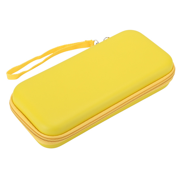 Bärbar förvaringsväska Mini Carry EVA Skyddande fodral för Nintendo Switch Lite Spelkonsol Gul