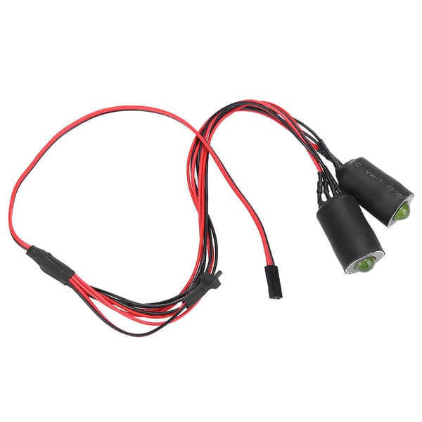 RC Bil LED Strålkastare 17mm DIY Modifiering Grön Vit