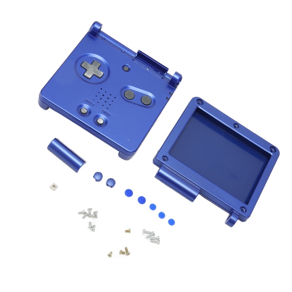 Spillkonsollskall for GBA SP Erstatning Fullt Hus Skall med Knapper for Gameboy Advance SP Blå