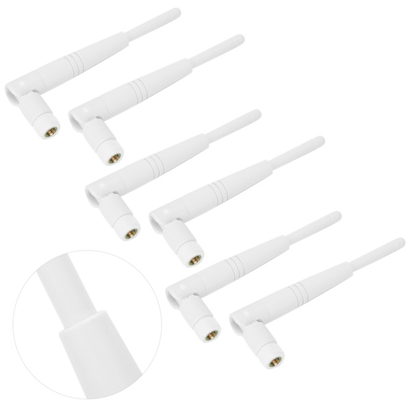 8 stk. WiFi-antenne 2,4G 5G Dual Band 4DBi Omni RPSMA-interface til computer