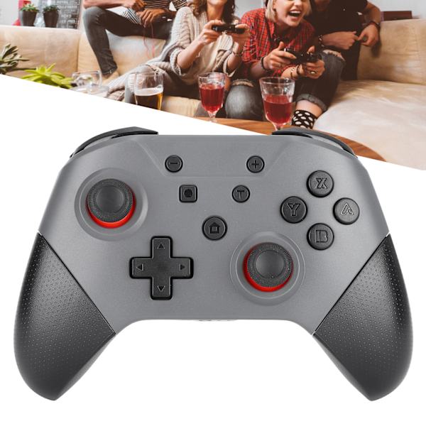 Langaton Bluetooth-pelikontroller peliohjain NFC 3D-ohjaimilla Nintendo Switchille ProCold Gray