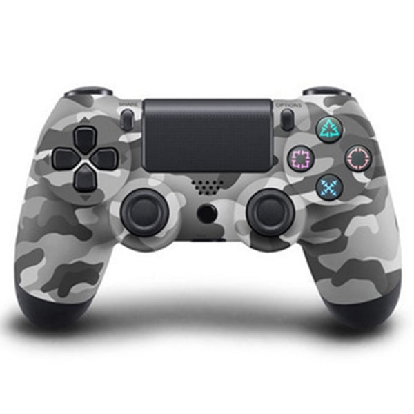 Kablet Gamepad Joystick Fint Håndværk Følsom Hurtig Wired Game Controller til PS4 Game Console Camouflage Grey