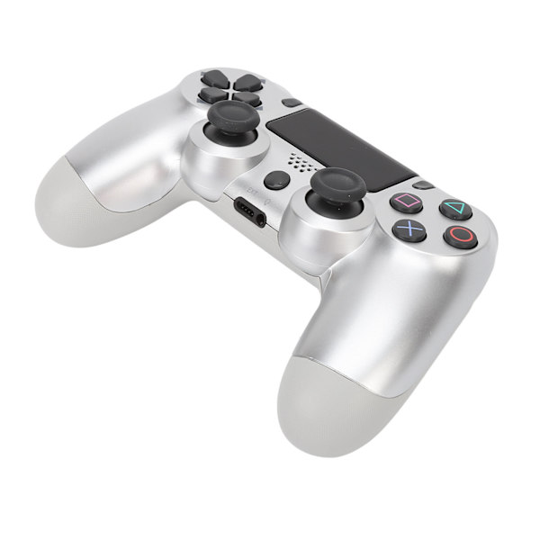 Fjernbetjening Joystick Gamepad Følsomme Knapper Ægte Vibration Forhindrer Glidning Trådløs Spilkonsol til Computer Telefoner Sølv Hvid