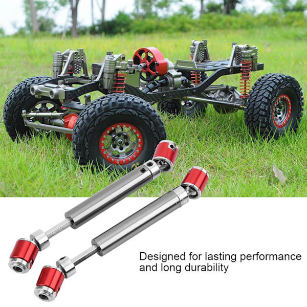 2 kpl Universal Drive Shaft CVD 110-155mm SCX10 CC01 D90 D110 RC-kiipeilijälle