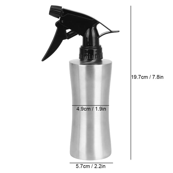 250 ml multifunksjonell sprayflaske i rustfritt stål for vanning av planter