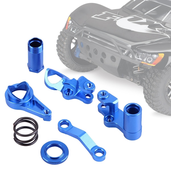 Alumiiniseosohjaus Servo Saver -kokonaiskokoonpano Traxxas Slash 4X4 1/10 -kuorma-autolle RC-autolle