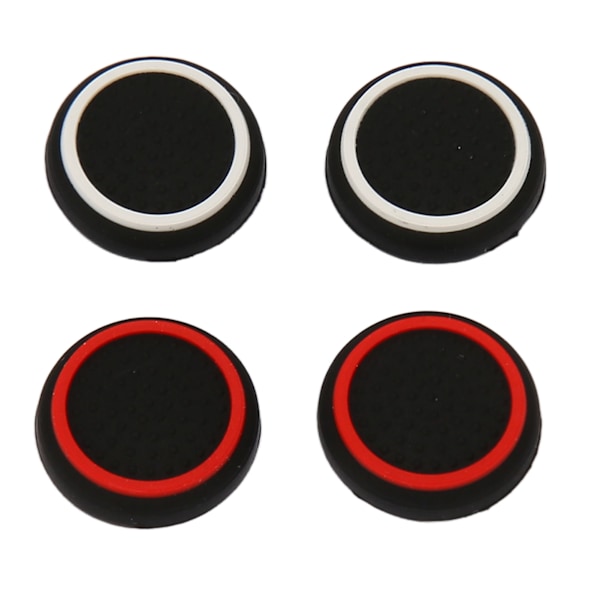 4 st Thumb Grip Caps Mjuka Silikon Förhindrar Glidande Ersättningsjoystick Tummepinne Hätta för Steam för ROG Konsoler