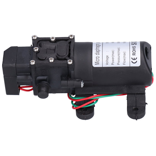 12V Vedenpainekalvo Pumppu 60W Itse Imuva Tehostin Suihkupumppu Puutarhan Kasteluun Uima-altaisiin