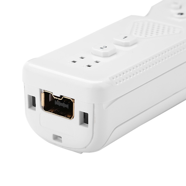 Analog Rocker Bevegelsesspillkonsoll Intenser Spillopplevelse Fjernkontroll for Wii - Hvit