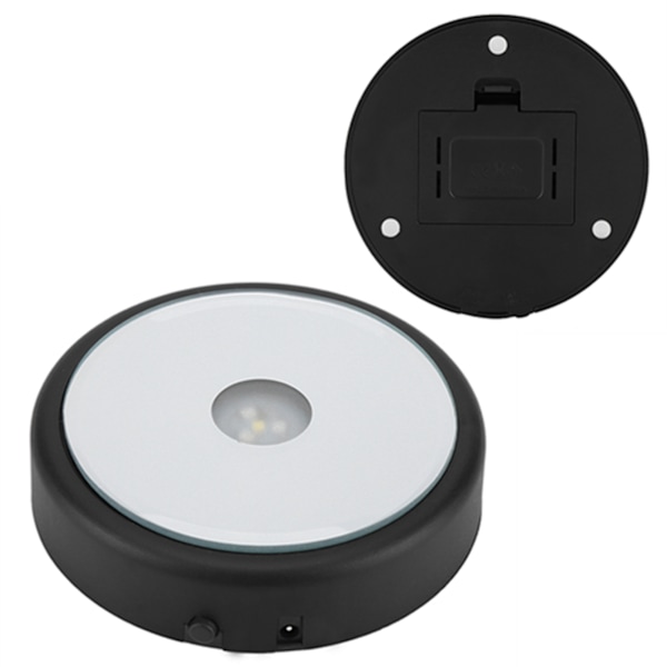 Multifarvet 3D LED Lampebase Stativ til Krystalglas Kunstvisning