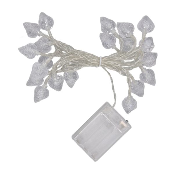 20-pack Batteridrivna Jordgubbsformade Fairy Lights - Utomhus LED Juldekoration för Hem och Rum