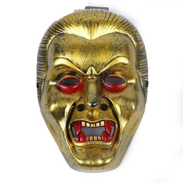 Ghost Mask Plastic Full Face Halloween Cosplay Prop