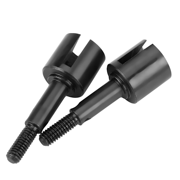 2 stk. Hjul Aksel i Aluminium Legering til HIMOTO 1/10 E10MTL/E10MT/E10BP RC Bil Del (Sort)