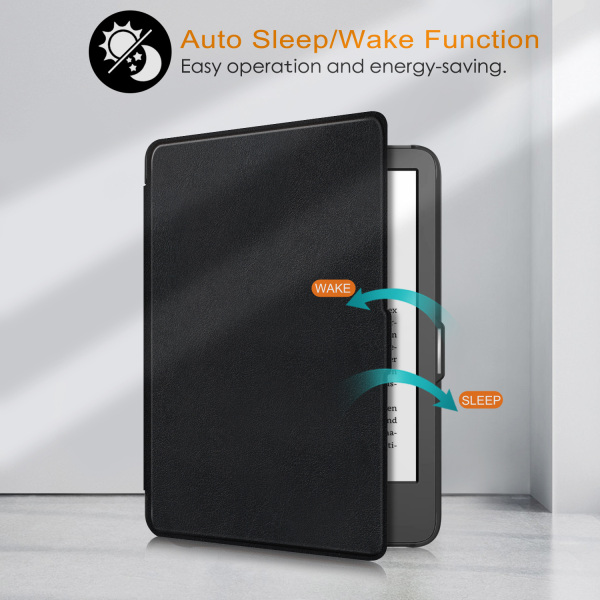 Case passar Kindle Paperwhite (11:e generationen, 2022 års utgåvor), tunnaste lättaste Smart Shell- cover med automatisk väckning/sömn för Amazon Kindle Paperwhite 20