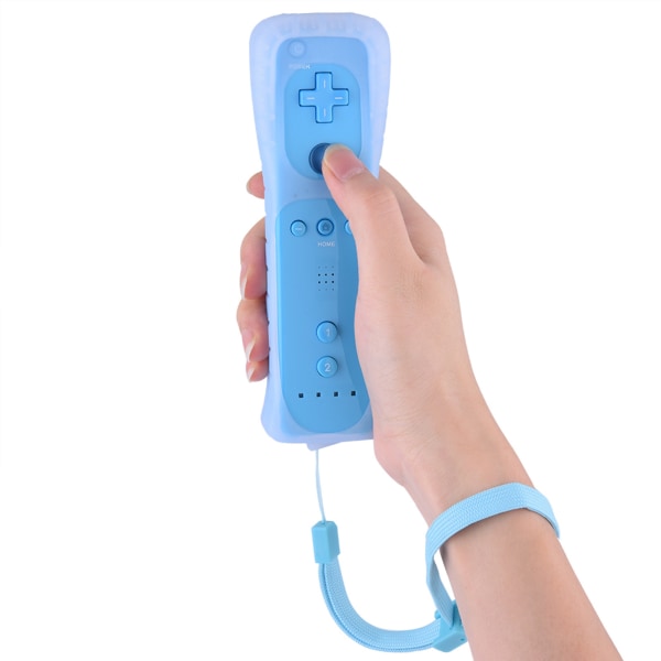 Game Handle Controller Gamepad med analog joystick för WiiU/Wii-konsolen (blå)