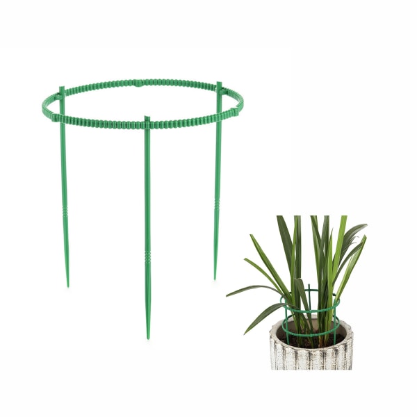 Crab Claw Orchid Stand Solsikkestøtte Anti-logi Orkidéstativ, der kan justeres i højden - pakke med tre (20 cm i diameter) (Enkelthøjde 24,5 cm Bredde 17