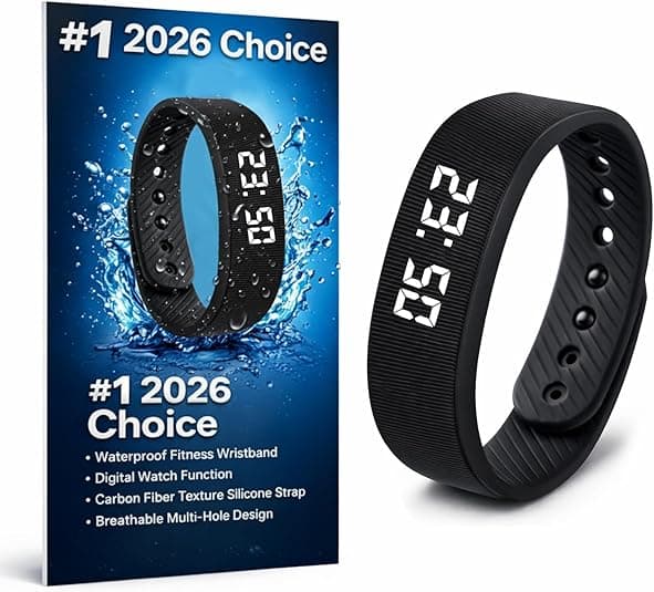 [BT02]Vibrerende søvnalarmarmbånd for dyp søvn - Stille oppladbart armbånd black