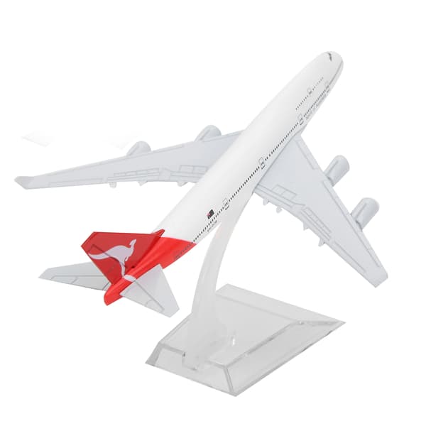 16CM Högdetaljerad Simuleringslegering Flygplansmodell AU 747 Samlarleksak