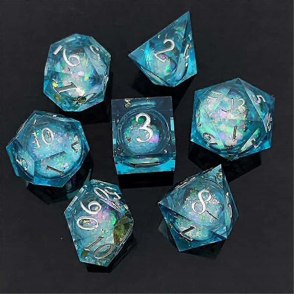 Harts terning kviksand til DND terninger Coc løbegruppe terninger Dnd Cthulhu polyeder løbegruppe brætspil DND terninger B
