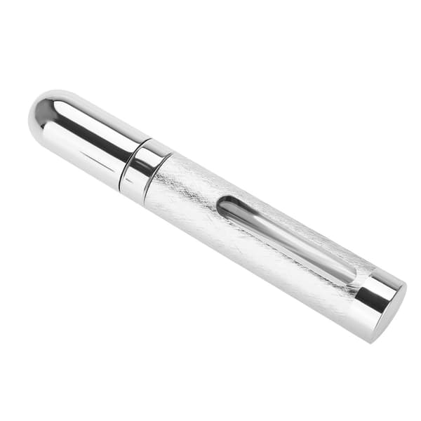 12 ml mini tom påfyllningsbar parfymsprayflaska, silver