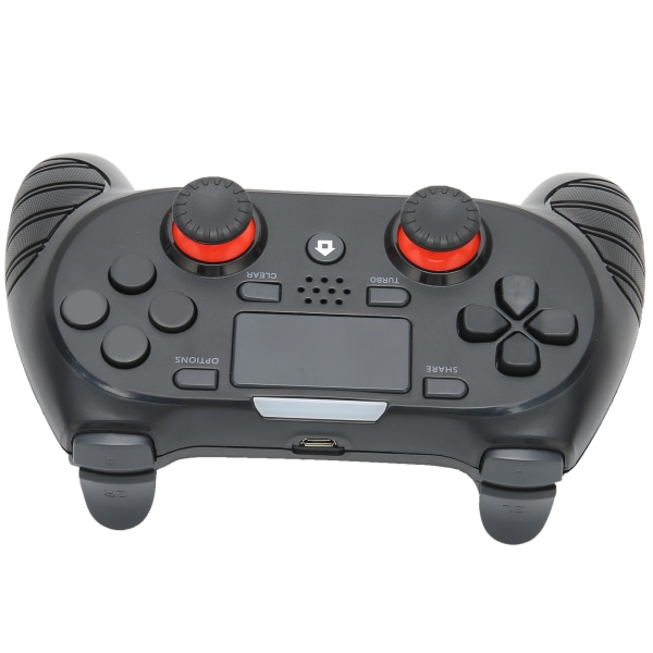Bluetooth Trådløs Gamepad ABS Controller Joystick PC Genopladelig til PS4 Konsol Sort