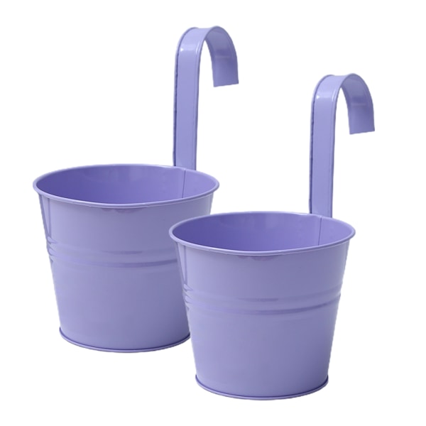 Järnblomkruka (2 små lila krokar är avtagbara utan dräneringshål)