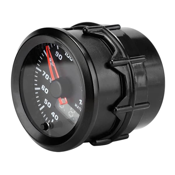 52mm 2 Tommer 7 Farge LED Display Bil Vanntemperaturmåler Sensor 40 til 140 Grader Celsius