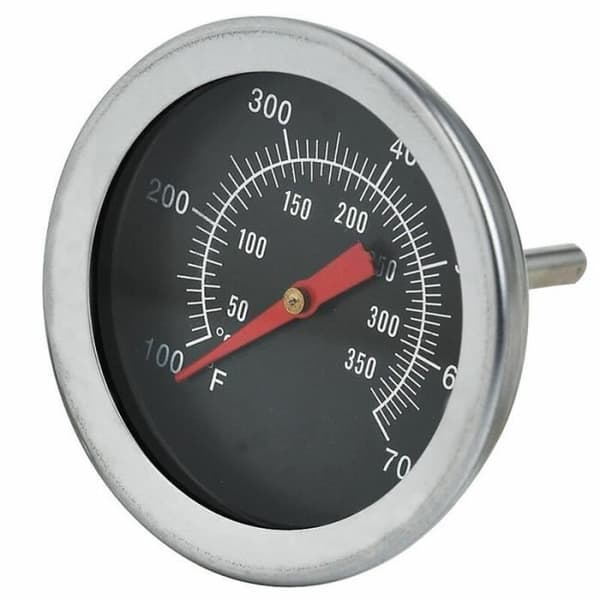 Grillrøyketermometer i rustfritt stål, temperaturmåler Celsius husholdningstermometer