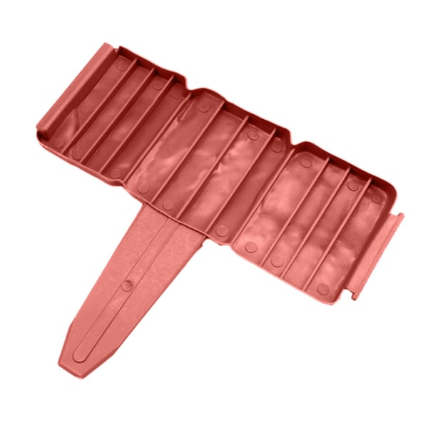 Imiteret stenhegn have plast autoværn PP foldbart splejsningshegn haveplæne hegn-orange 10 stk. æske enkelt stykke hegn produktstørrelse: 25