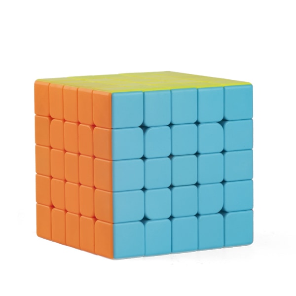 5X5 Speed ​​​​Cube, Stickerless Magic Cube Nem at spinde og glat - Spinder hurtigere end originalen