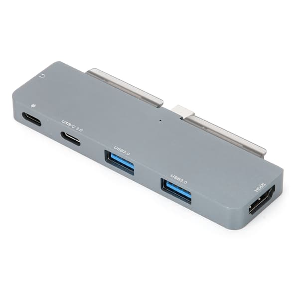 6 i 1 Type C til HDMI Docking Station Adapter Konverter til Telefon Computer USB 3.0 Hub