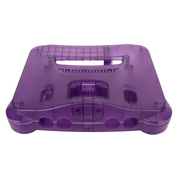 Etui for spillkonsoll, Retro ABS, Robust, Profesjonelt erstatningsskall for N64, Transparent Lilla