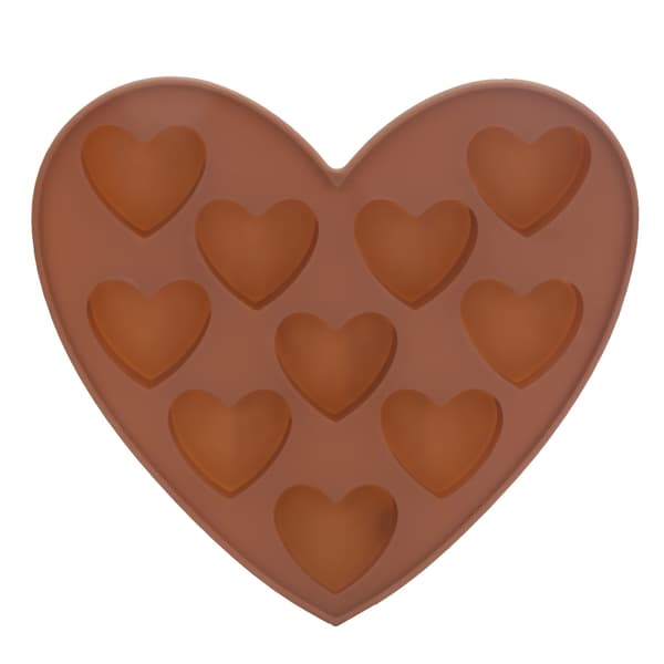 Hjerteformet silikone chokoladeforme NonStick bageform DIY kage slik bageudstyr