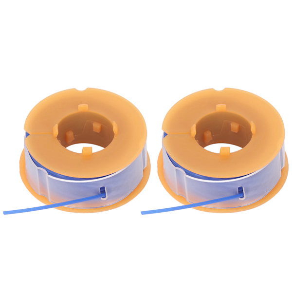 2 stk. Grasklipperspoletråd Nylon Trimmer Tilbehør Utskifting Passer for BOSCH ART 30 ART 30FA Blå