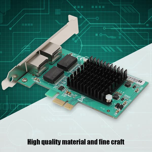PCI-E 1X Gigabit Ethernet Server Computer Netværkskort til Intel 82575-S
