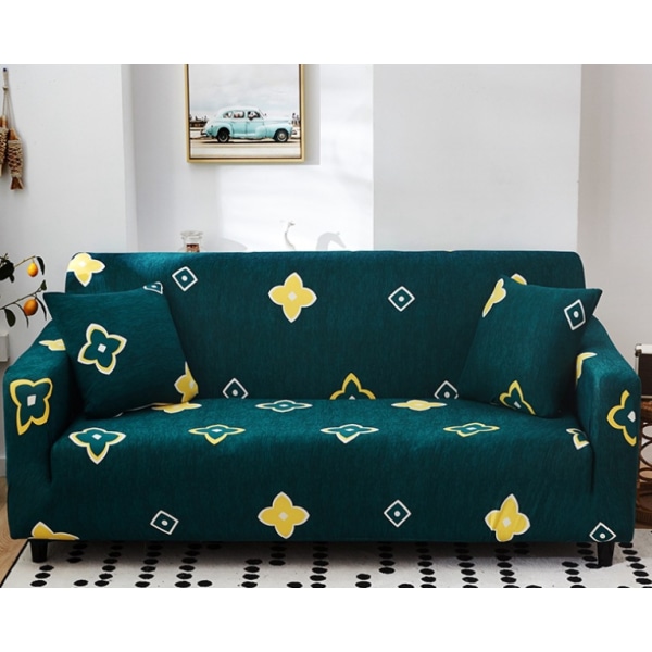 2 istuttava sohvan cover 140-180 cm moderni sohvan cover käsinojilla Universal joustava cover sohvan cover tummanvihreä