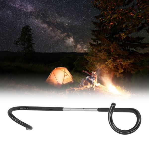 3-pack Multifunktionella Tältlampskrokar Dubbla S-formade Hängare Ljushållare för Utomhus Trädgård Camping