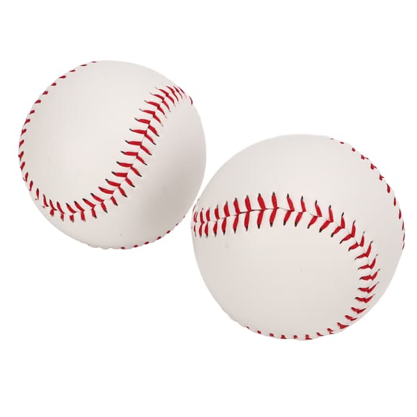 Professionell Utomhusträning Baseboll PU Läder Hård Softball 2st