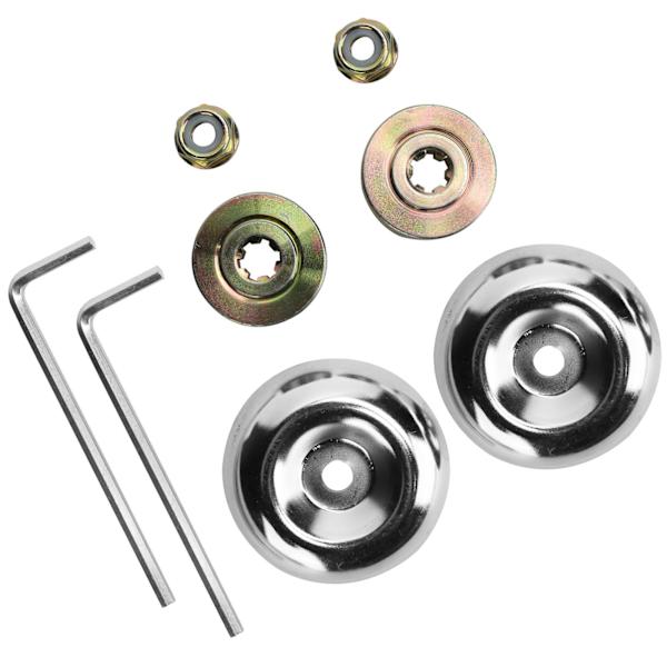 2-pack Växellåda Tryckplatta Packning Kragemutter Kit Gräsmatta Gräsklippare Borste Klippar Tillbehör