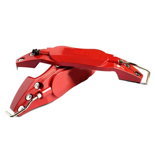Universal Caliper Covers Stærk Aluminiumslegering Bremsekaliper Beskytter Bil Rød Medium