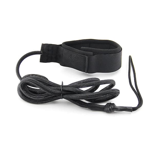 Premium Coiled SUP Leash Stand-up Paddleboard Legrope Strap Red And Black